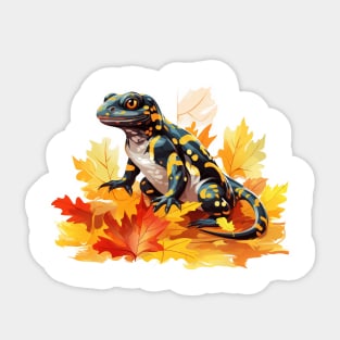 Fire Salamander Sticker